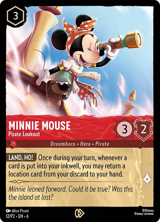 Minnie Mouse - Pirate Lookout (12/P2) [Promo Cards] | Yard's Games Ltd