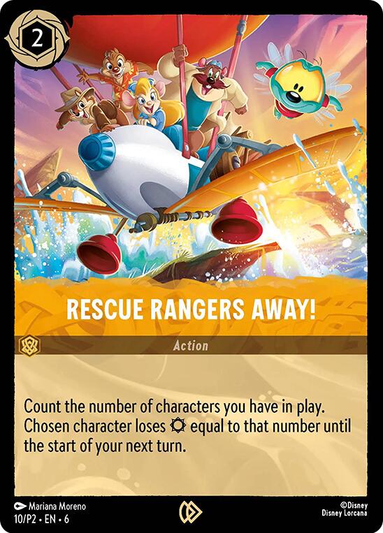 Rescue Rangers Away! (10/P2) [Promo Cards] | Yard's Games Ltd