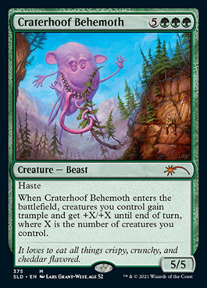 Craterhoof Behemoth (375) [Secret Lair Drop Series] | Yard's Games Ltd