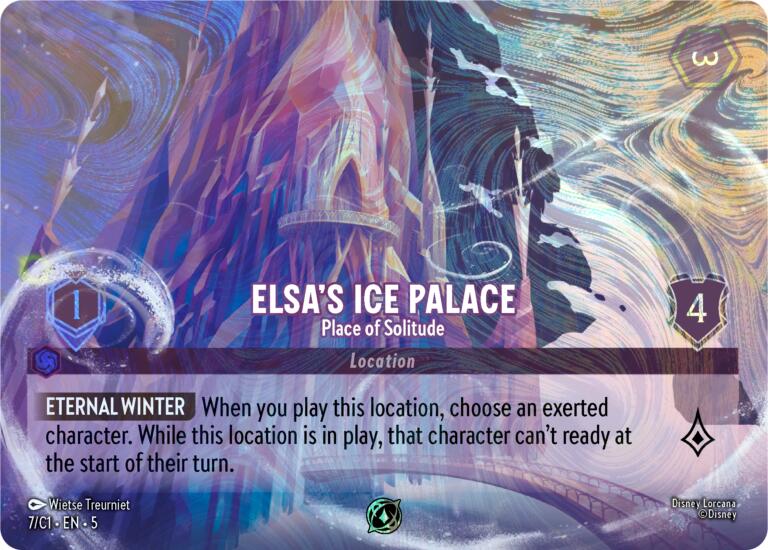 Elsa's Ice Palace - Place of Solitude (7) [Promo Cards] | Yard's Games Ltd