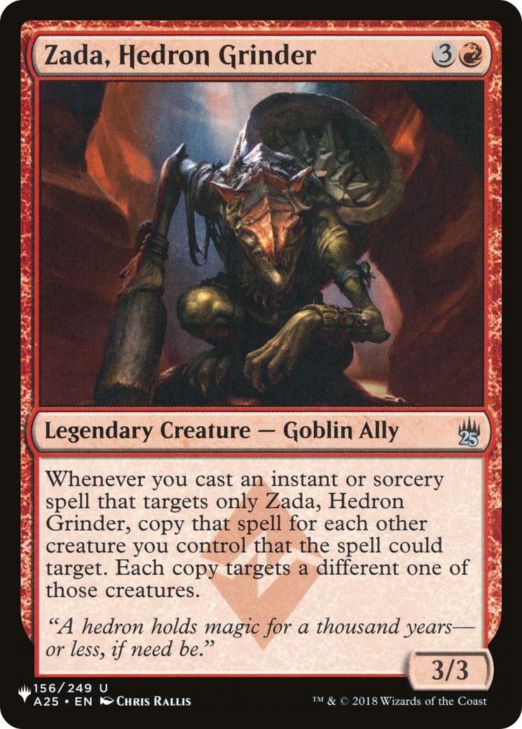 Zada, Hedron Grinder [The List Reprints] | Yard's Games Ltd