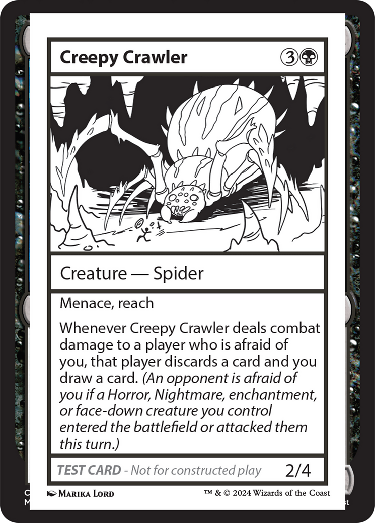 Creepy Crawler [Mystery Booster 2 Playtest Cards] | Yard's Games Ltd