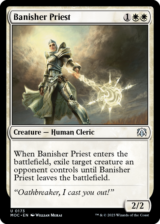 Banisher Priest [March of the Machine Commander] | Yard's Games Ltd