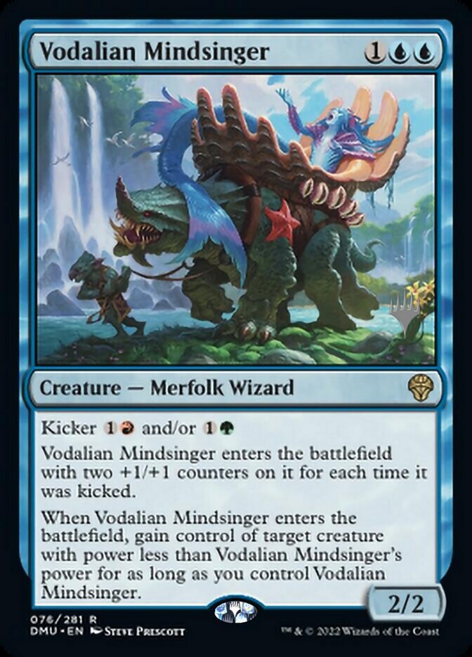 Vodalian Mindsinger (Promo Pack) [Dominaria United Promos] | Yard's Games Ltd