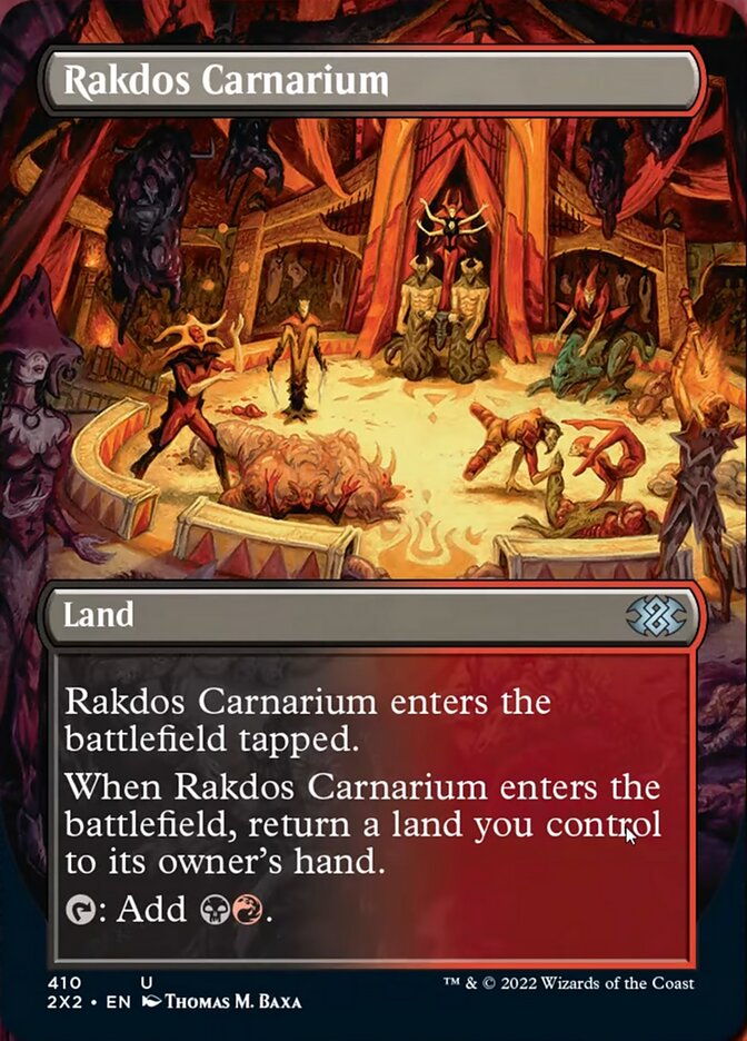 Rakdos Carnarium (Borderless Alternate Art) [Double Masters 2022] | Yard's Games Ltd