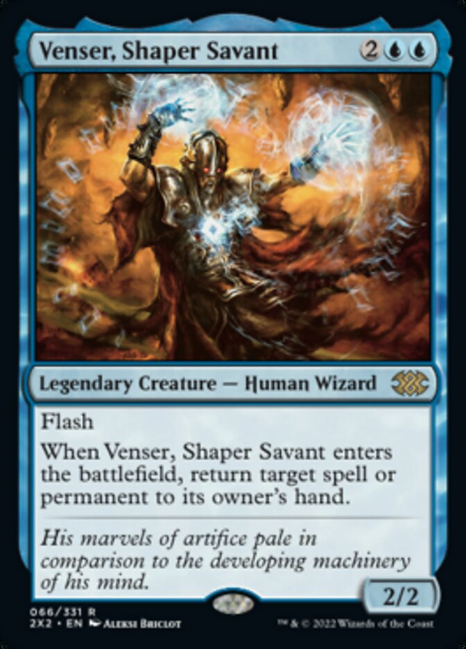 Venser, Shaper Savant [Double Masters 2022] | Yard's Games Ltd