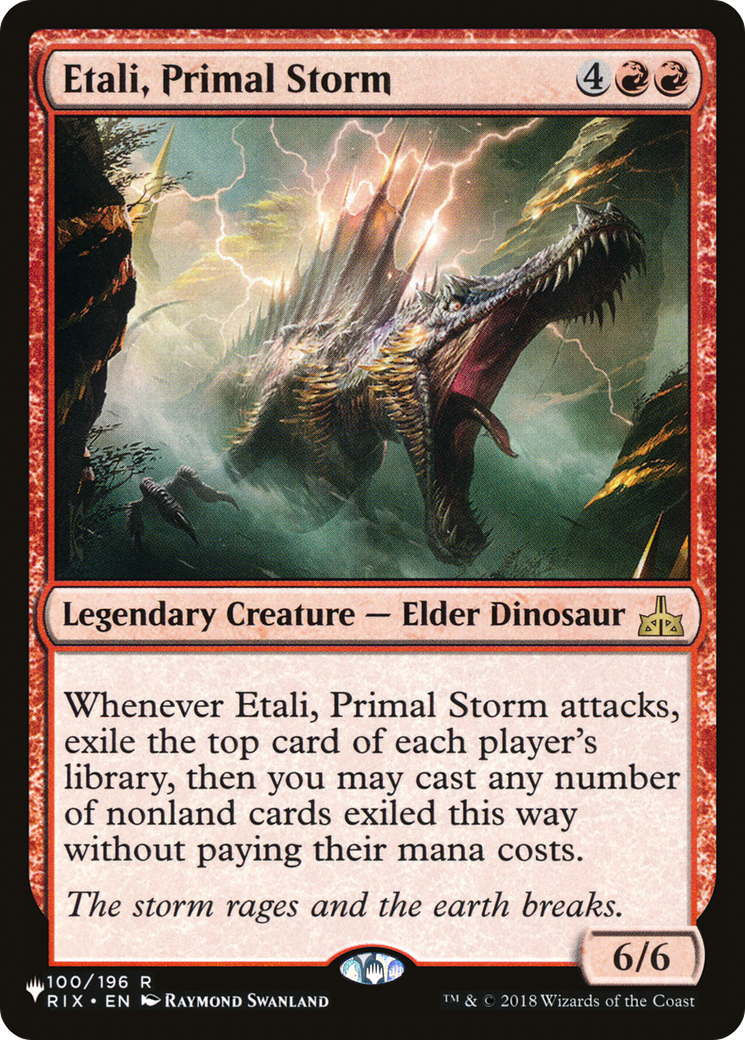 Etali, Primal Storm [The List] | Yard's Games Ltd