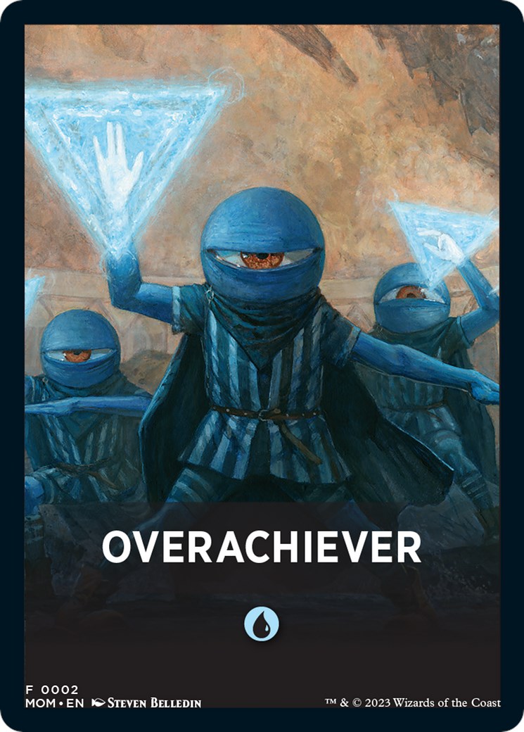 Overachiever Theme Card [March of the Machine Tokens] | Yard's Games Ltd