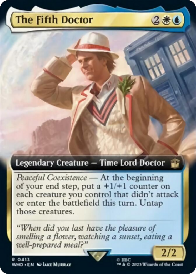 The Fifth Doctor (Extended Art) [Doctor Who] | Yard's Games Ltd