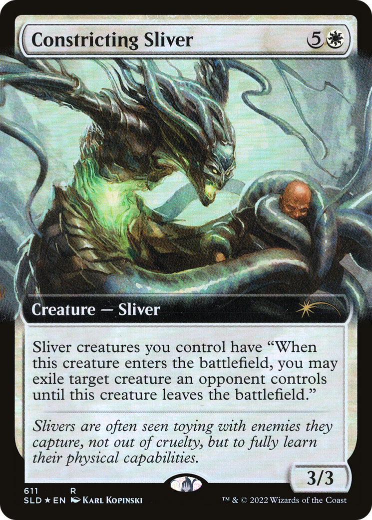 Constricting Sliver (Extended Art) [Secret Lair Drop Promos] | Yard's Games Ltd