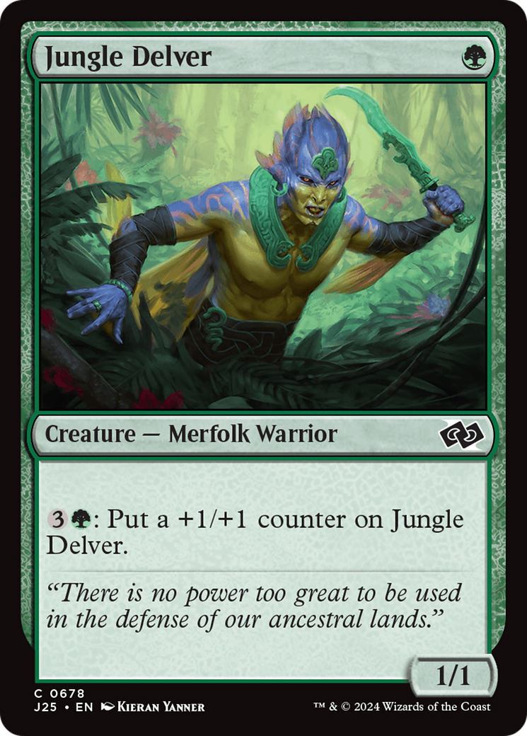 Jungle Delver [Foundations Jumpstart] | Yard's Games Ltd