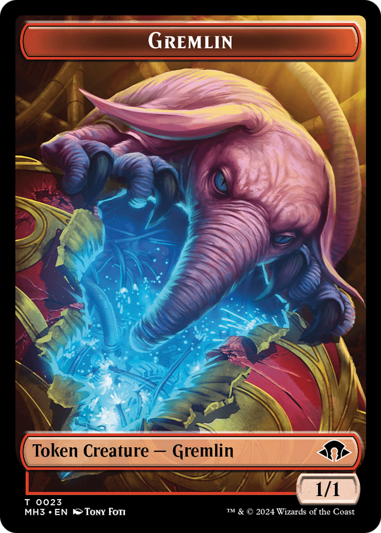 Gremlin Token [Modern Horizons 3 Tokens] | Yard's Games Ltd