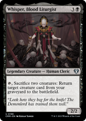 Whisper, Blood Liturgist [Commander Masters] | Yard's Games Ltd