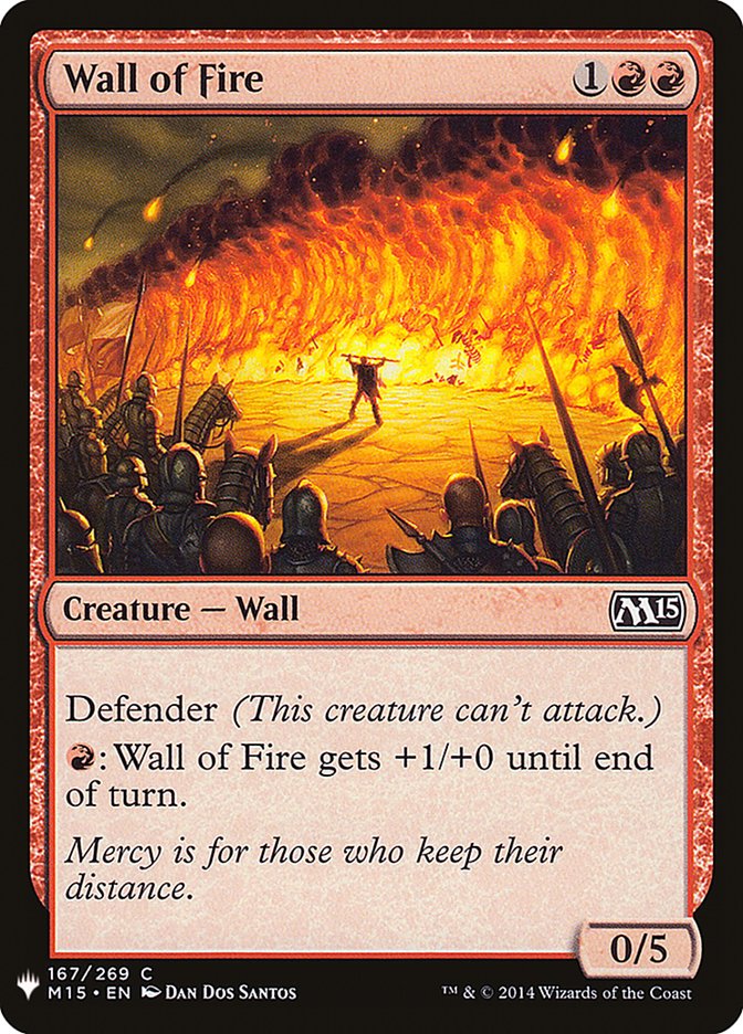 Wall of Fire [Mystery Booster] | Yard's Games Ltd