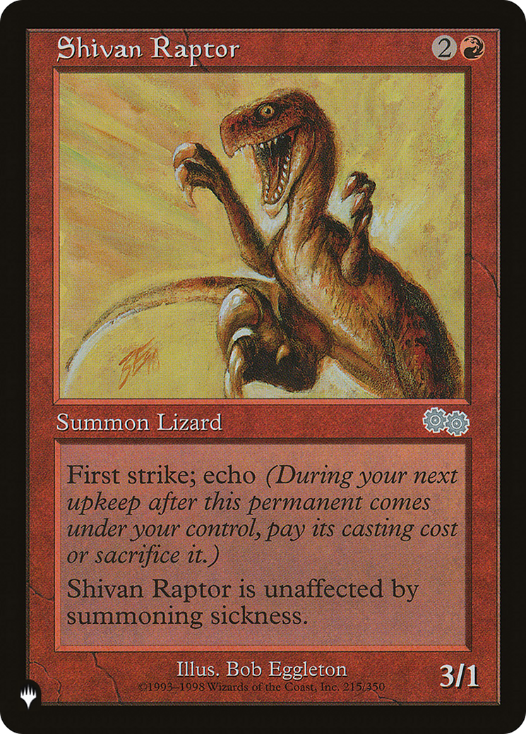 Shivan Raptor [The List] | Yard's Games Ltd