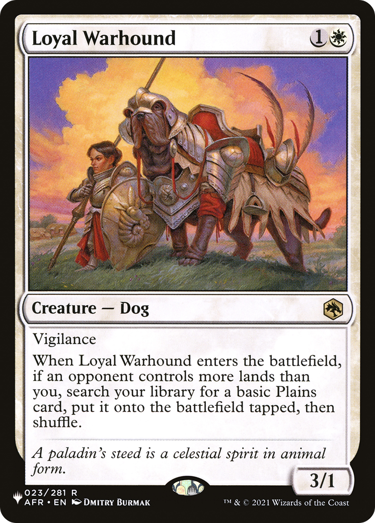 Loyal Warhound [The List] | Yard's Games Ltd