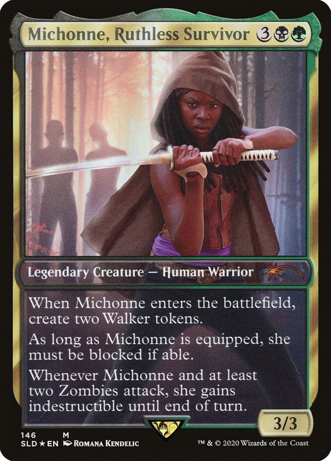 Michonne, Ruthless Survivor [Secret Lair Drop Series] | Yard's Games Ltd