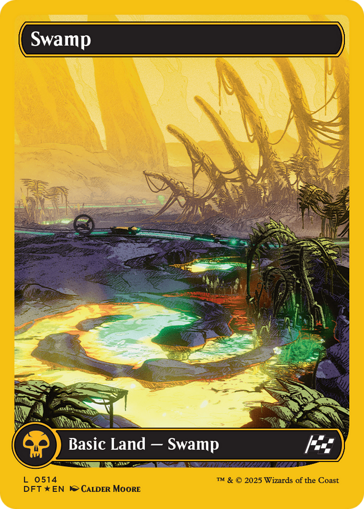 Swamp (0514) (First-Place Foil) [Aetherdrift] | Yard's Games Ltd