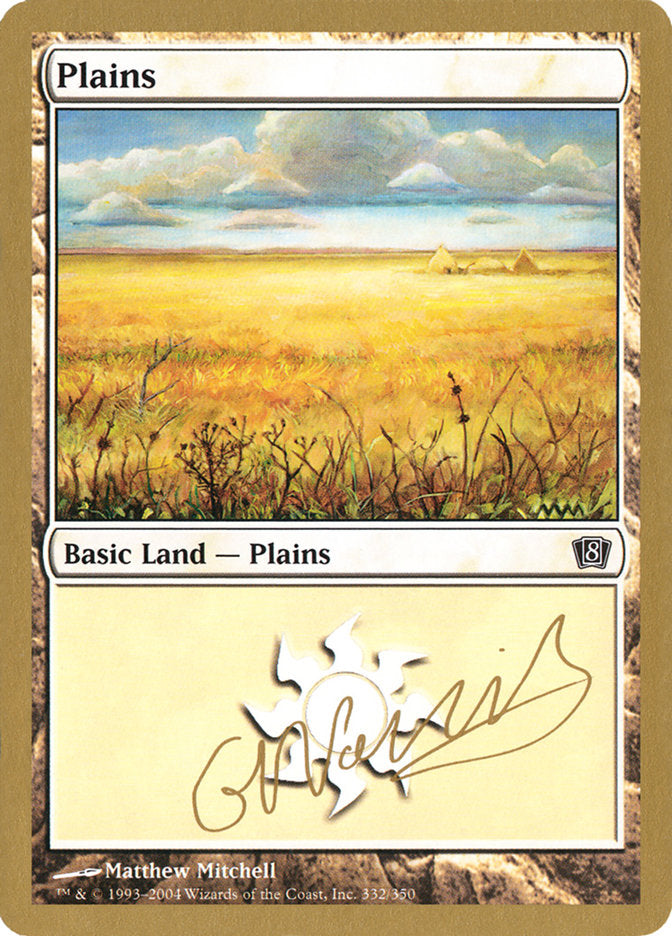 Plains (gn332) (Gabriel Nassif) [World Championship Decks 2004] | Yard's Games Ltd