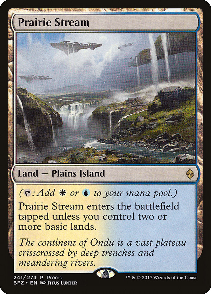 Prairie Stream (Promo) [Standard Showdown Promos] | Yard's Games Ltd