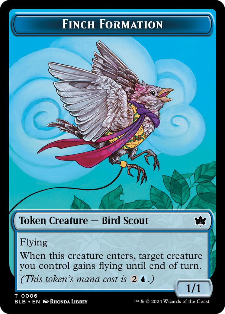 Finch Formation Token [Bloomburrow Tokens] | Yard's Games Ltd