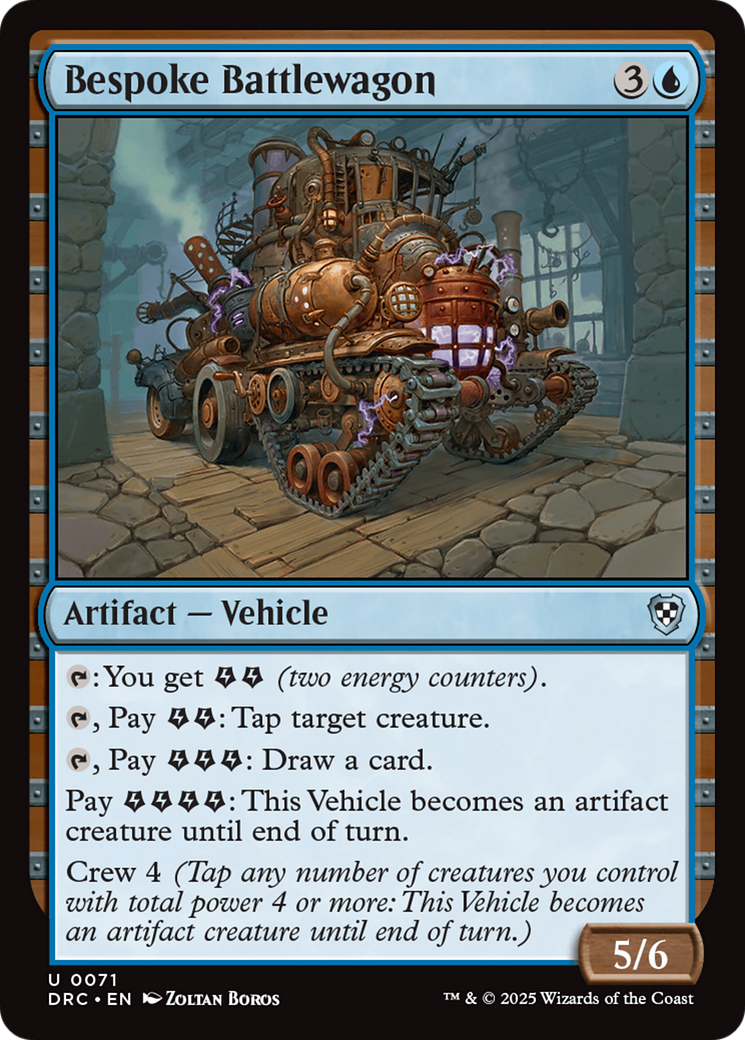 Bespoke Battlewagon [Aetherdrift Commander] | Yard's Games Ltd