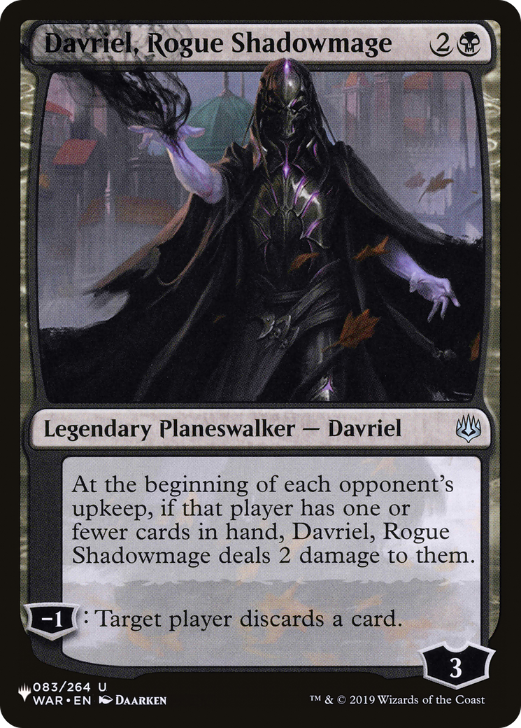 Davriel, Rogue Shadowmage [The List] | Yard's Games Ltd