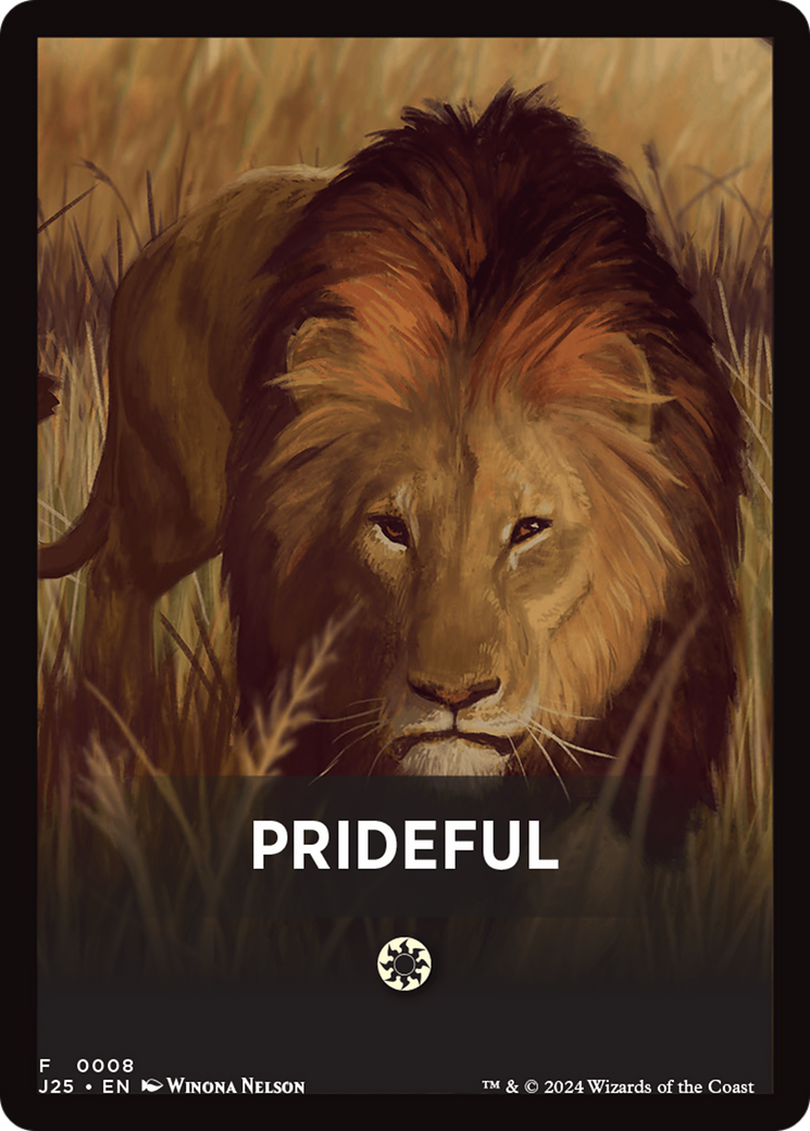 Prideful Theme Card [Foundations Jumpstart Front Cards] | Yard's Games Ltd