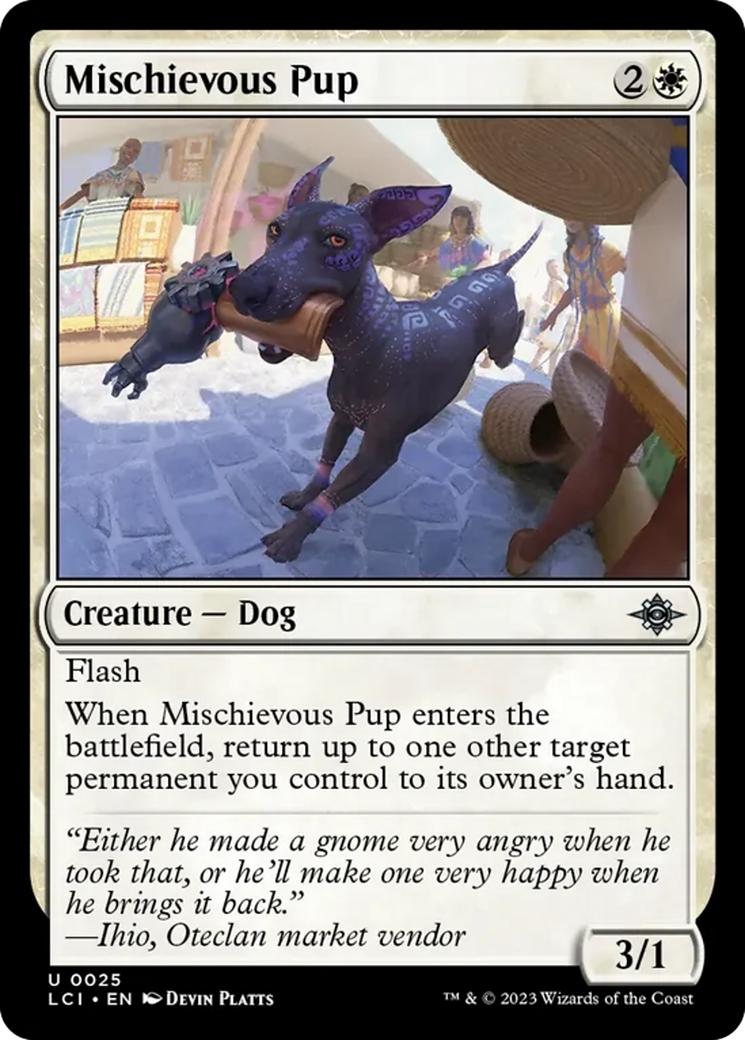 Mischievous Pup [The Lost Caverns of Ixalan] | Yard's Games Ltd