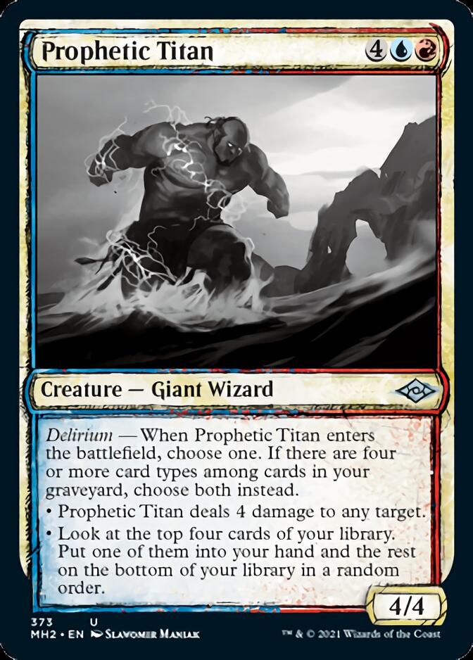 Prophetic Titan (Sketch) [Modern Horizons 2] | Yard's Games Ltd