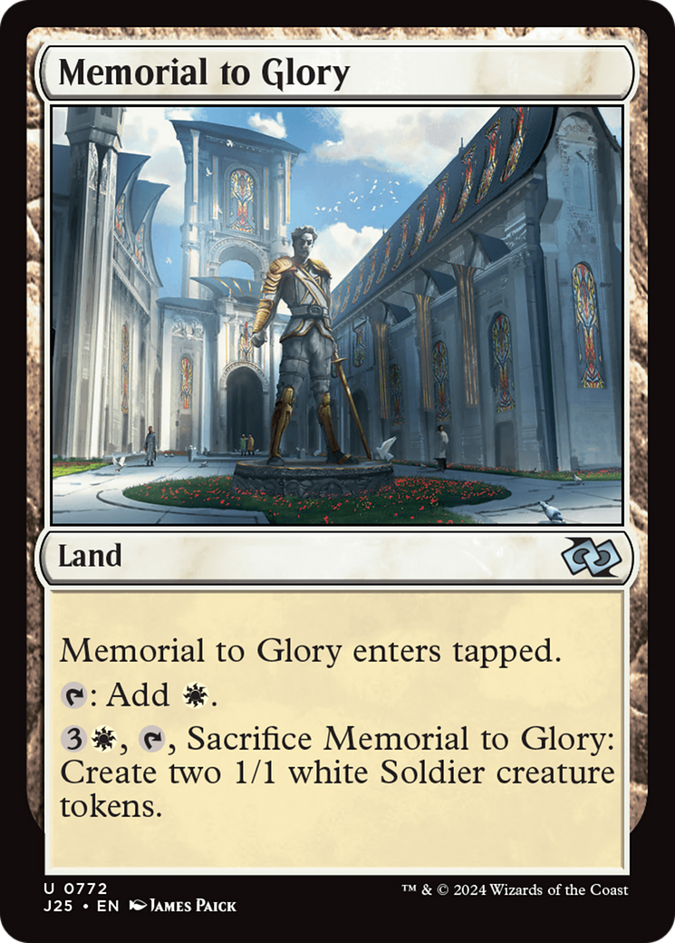 Memorial to Glory [Foundations Jumpstart] | Yard's Games Ltd