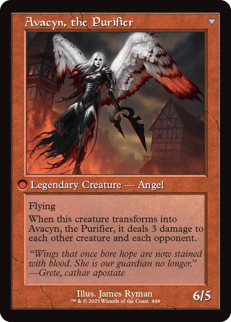 Archangel Avacyn // Avacyn, the Purifier (Retro Frame) [Innistrad Remastered] | Yard's Games Ltd