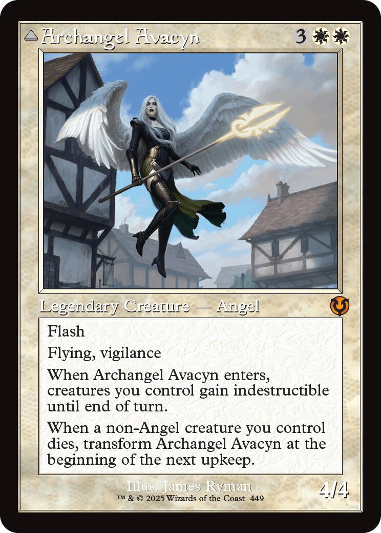 Archangel Avacyn // Avacyn, the Purifier (Retro Frame) [Innistrad Remastered] | Yard's Games Ltd