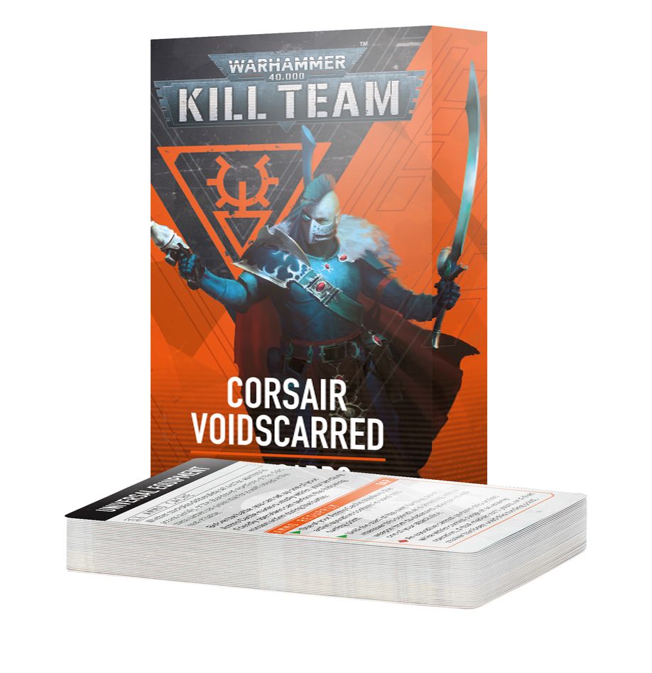 Warhammer: Kill Team Corsair Voidscarred Data Cards | Yard's Games Ltd