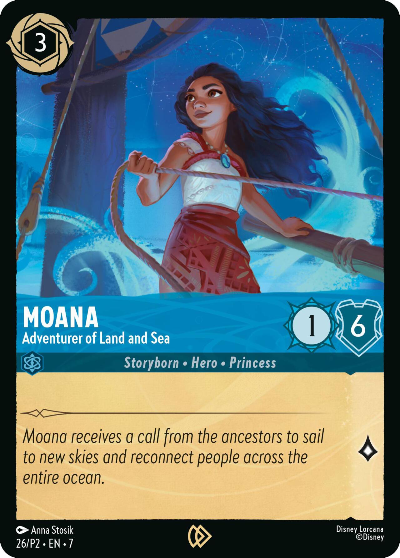 Moana - Adventurer of Land and Sea (26) [Promo Cards] | Yard's Games Ltd