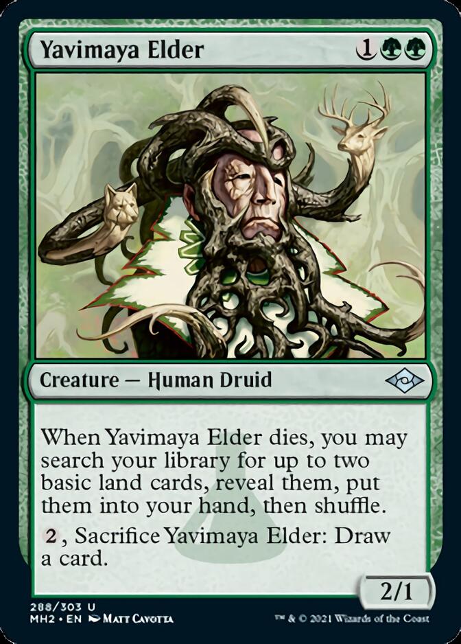 Yavimaya Elder (Foil Etched) [Modern Horizons 2] | Yard's Games Ltd