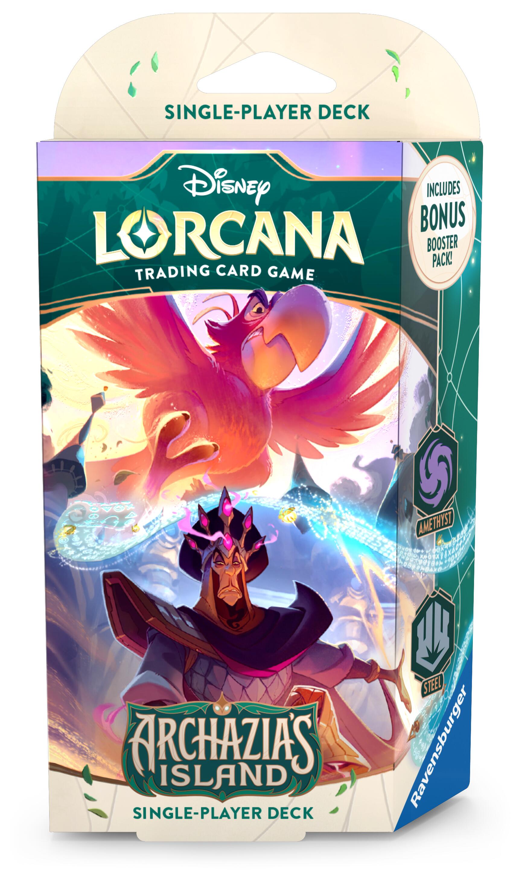 Disney Lorcana: Archazia's Island - Starter Deck (Amethyst/Steel) Click and Collect Only | Yard's Games Ltd