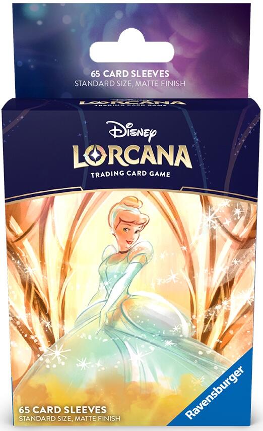 Disney Lorcana: Card Sleeves (Cinderella / 65-Pack) Click and Collect Only | Yard's Games Ltd