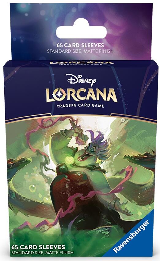 Disney Lorcana: Card Sleeves (Ursula / 65-Pack) Click and Collect only | Yard's Games Ltd