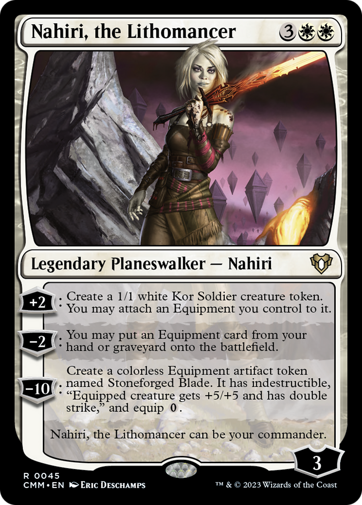 Nahiri, the Lithomancer [Commander Masters] | Yard's Games Ltd