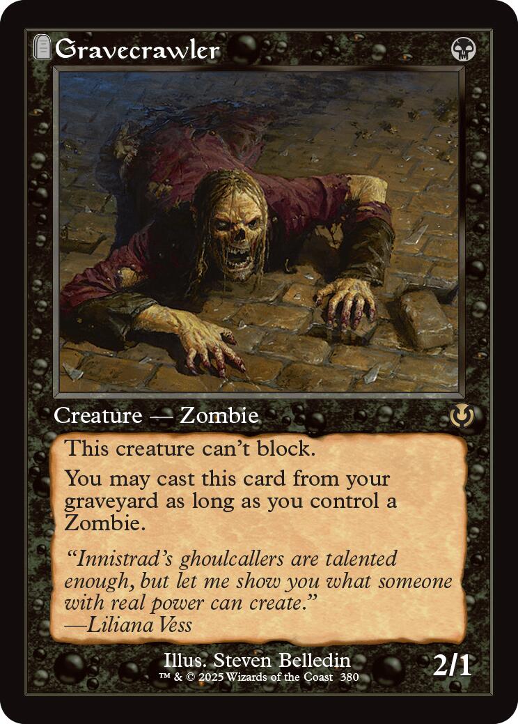 Gravecrawler (Retro Frame) [Innistrad Remastered] | Yard's Games Ltd