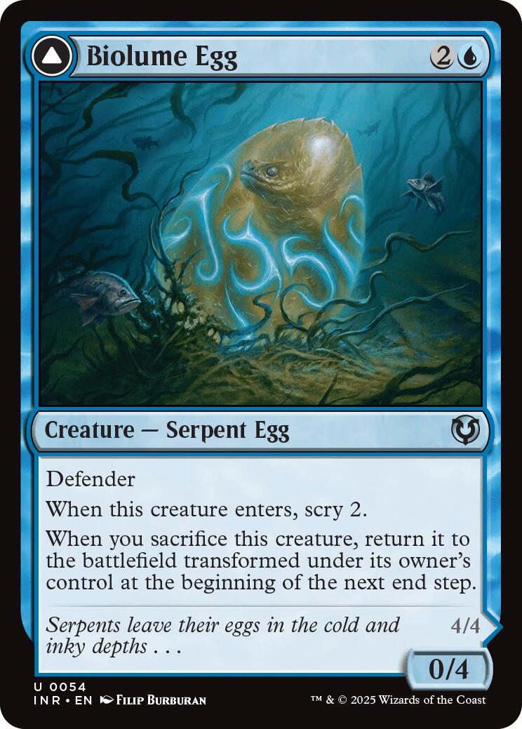 Biolume Egg // Biolume Serpent [Innistrad Remastered] | Yard's Games Ltd