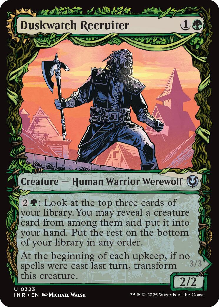 Duskwatch Recruiter // Krallenhorde Howler (Showcase) [Innistrad Remastered] | Yard's Games Ltd