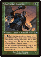 Duskwatch Recruiter // Krallenhorde Howler (Retro Frame) [Innistrad Remastered] | Yard's Games Ltd