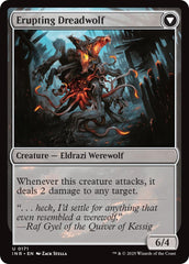 Smoldering Werewolf // Erupting Dreadwolf [Innistrad Remastered] | Yard's Games Ltd