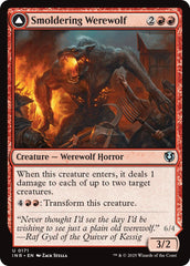 Smoldering Werewolf // Erupting Dreadwolf [Innistrad Remastered] | Yard's Games Ltd