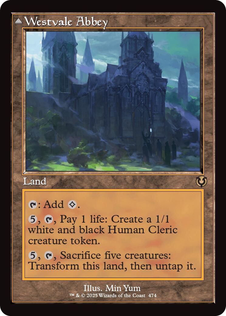 Westvale Abbey // Ormendahl, Profane Prince (Retro Frame) [Innistrad Remastered] | Yard's Games Ltd