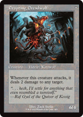 Smoldering Werewolf // Erupting Dreadwolf (Retro Frame) [Innistrad Remastered] | Yard's Games Ltd