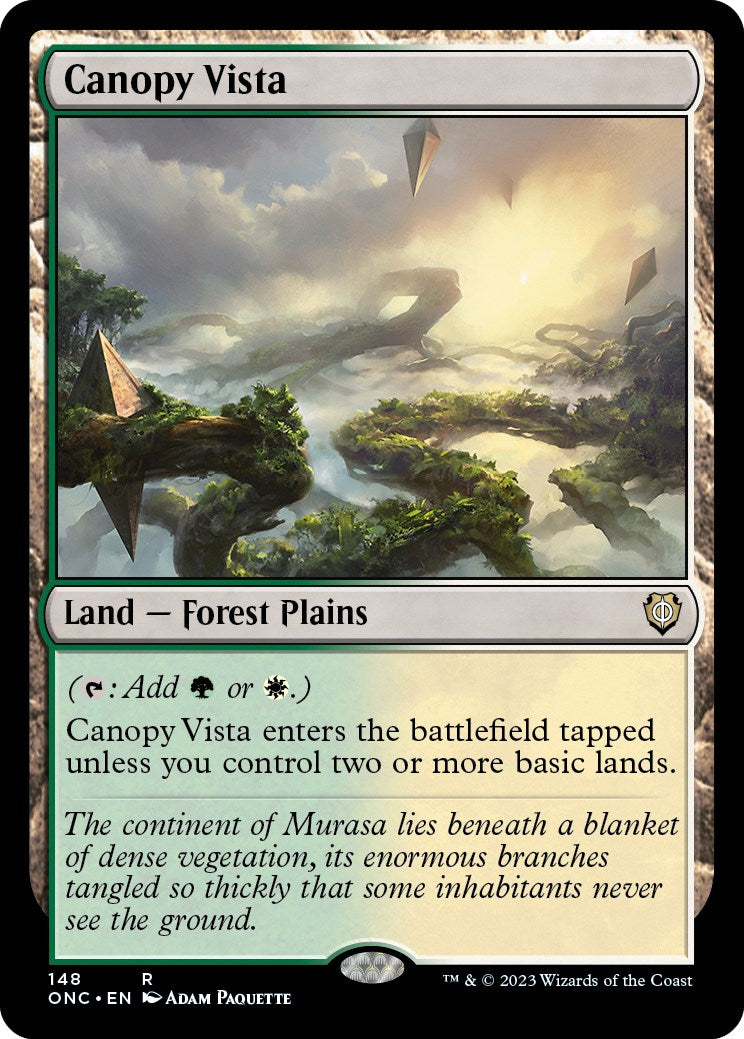 Canopy Vista [Phyrexia: All Will Be One Commander] | Yard's Games Ltd