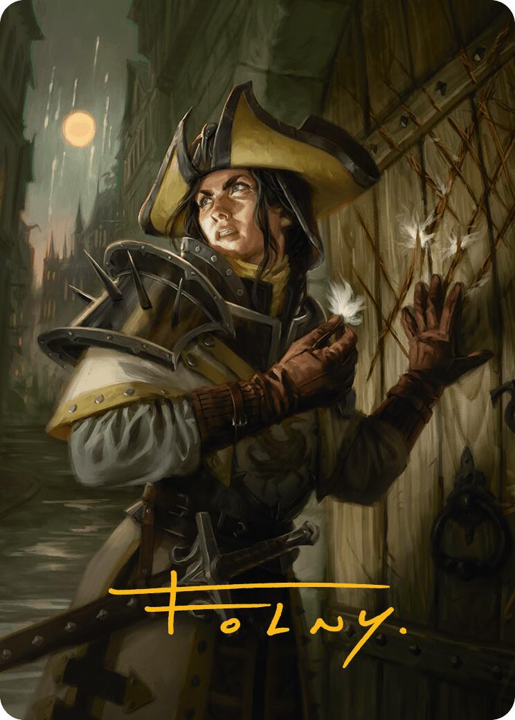 Thraben Inspector Art Card (Gold-Stamped Signature) [Innistrad Remastered Art Series] | Yard's Games Ltd